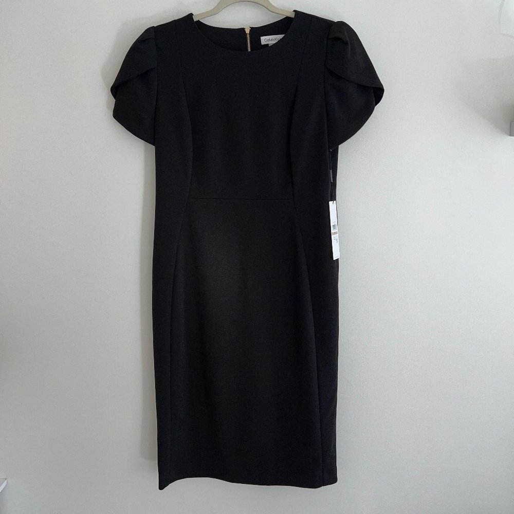 Tulip Sleeve Sheath Dress